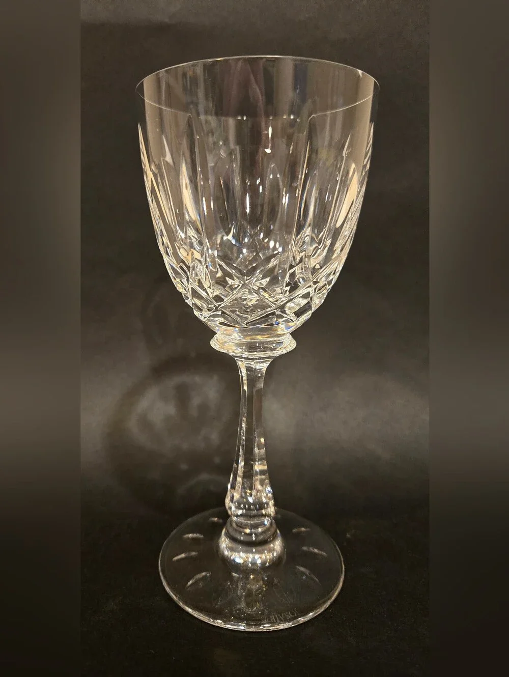 Vintage Monte Claire By Josair Crystal Wine Glasses